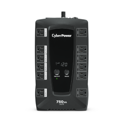 UPS CYBERPOWER 750VA/450W REGULADOR VOLTAJE (AVR)