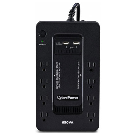UPS Cyberpower 650VA 360W Standby Gabinete Compacto 8NEMA 5-15R