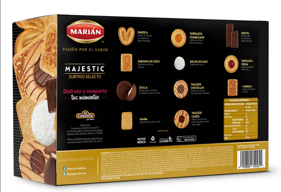 Galletas Majestic Multisabor 1.5 Kg