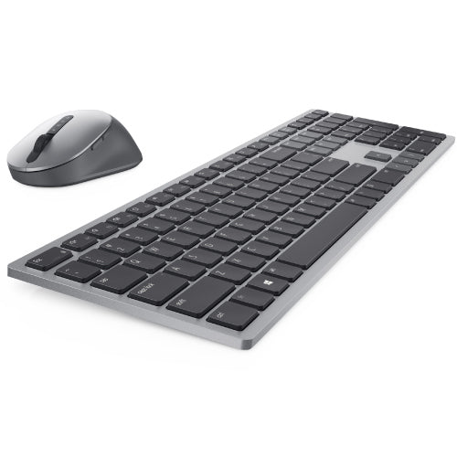 Kit Teclado y Mouse Dell Premier Wireless KM7321W Español Color Gris titanio Garantia 3 Años