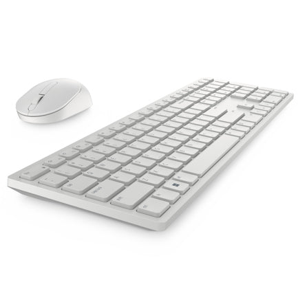Teclado y mouse Dell Pro KM5221W RF inalámbrico Español Blanco