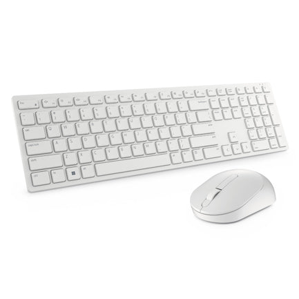 Teclado y mouse Dell Pro KM5221W RF inalámbrico Español Blanco