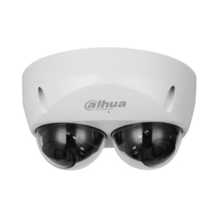 Cámara IP Domo 4MP con Doble Sensor Lente 2.8 mm IR 30m Inteligencia Artificial y Detección Facial