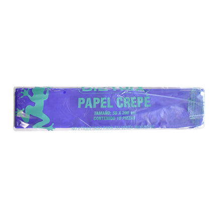 Papel Crepe Dietrix 50x200cms Azul Rey Paquete con 10 Hojas