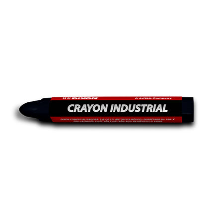 Crayón de Cera Industrial Dixon Azul Caja con 10 Piezas