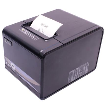 Impresora Ecline Termica Velocidad de Impresion 250mm/s Papel 80mm Corte Automatico Interfaz USB+Serial+Ethernet