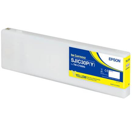 Tinta Epson SJIC30P ColorWorks TM-C7500G Color Amarillo
