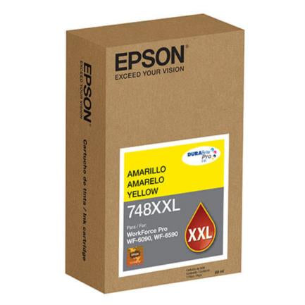 Tinta Epson T748XXL Capacidad Extra Alta WF-6090/WF-6590 Color Amarillo