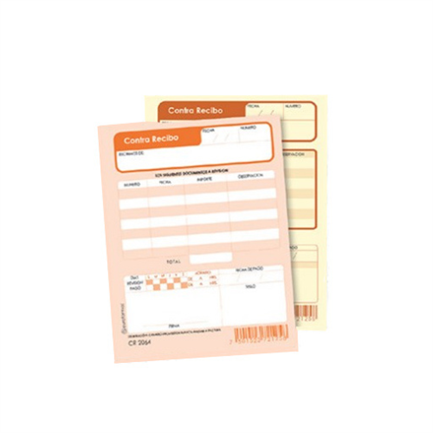 CONTRA RECIBO EUROFORMA 1/4 ORIG / COPIA C/25 JUEGOS C/3 B