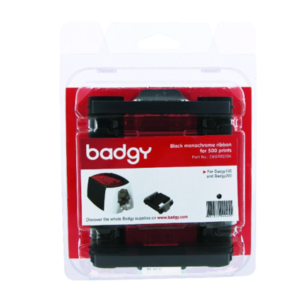 Cinta de Impresión Evolis Ribbon para Badgy 100/200 Negro R-500 Impresiones