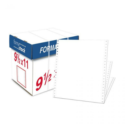 Papel Formastock 9.5x11" Blanco 4Tantos C/750