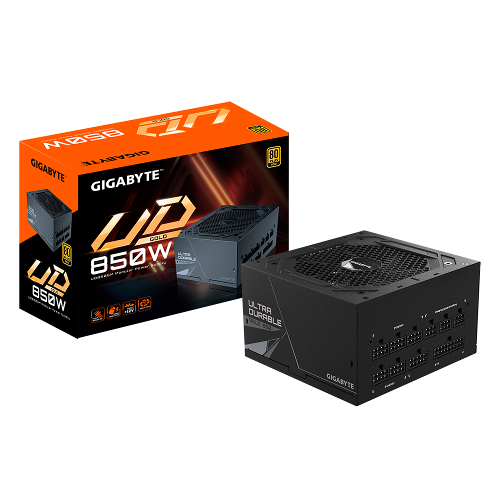 Fuente de Poder Gigabyte GP-UD850GM GUS 850W 80 PLUS Gold ATX Modular Negra