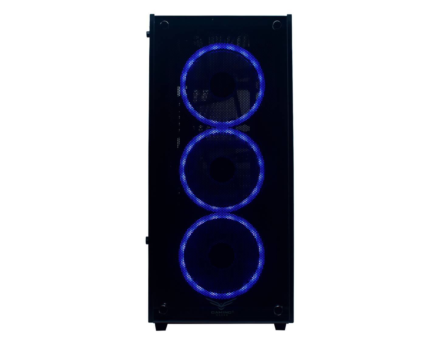Gabinete Gamer Naceb Player RGB con Cristal Templado 3 Ventiladores Incluidos S/N Fuente ATX/Micro ATX ATX Negro