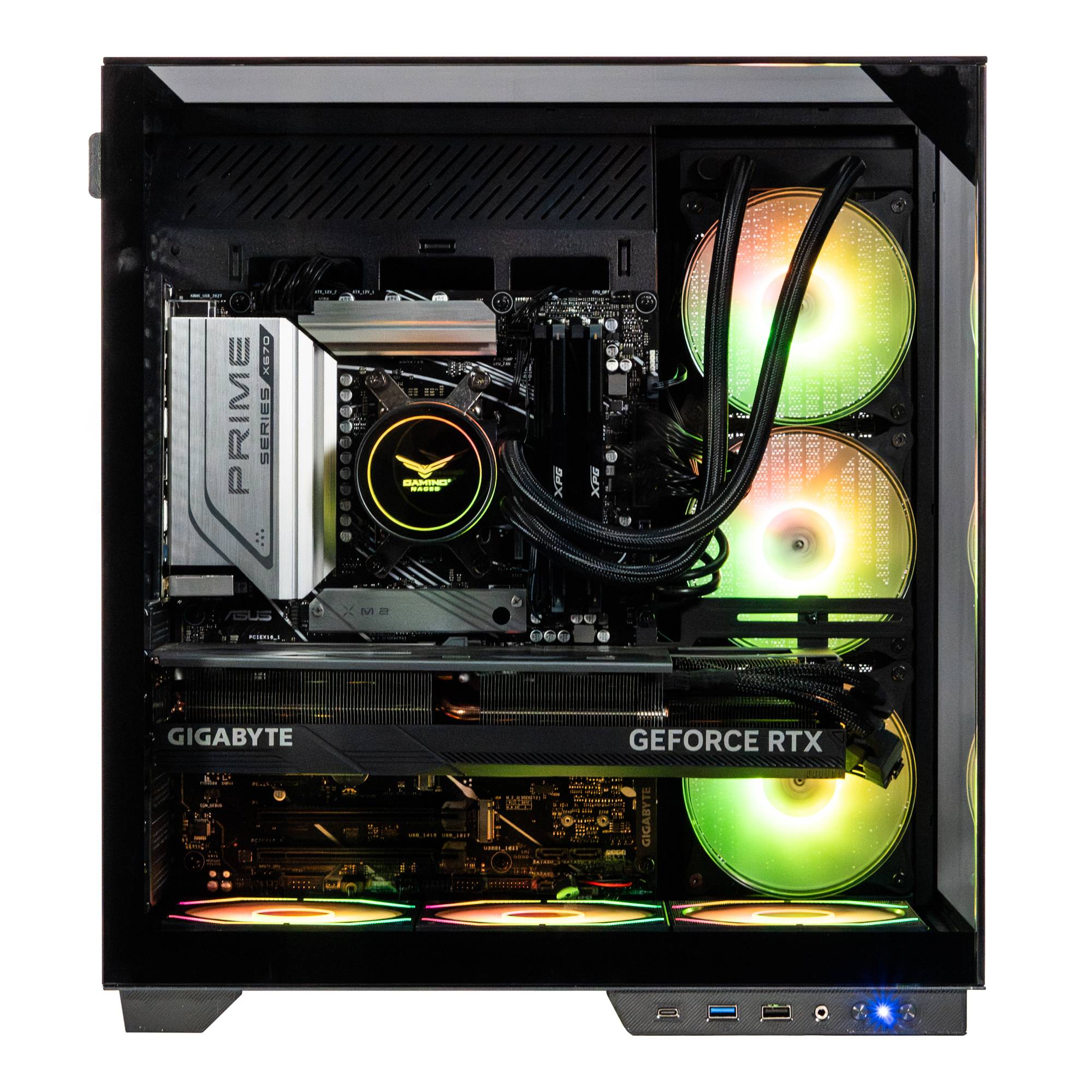 NACEB GABINETE GAMER ATX CRISTAL TEMPLADO NA-0639