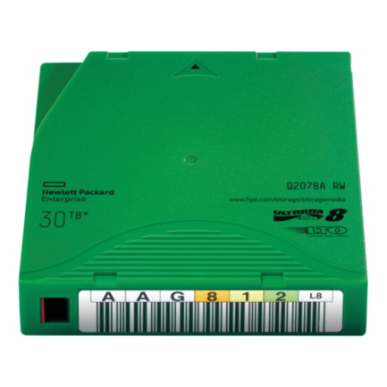 Cartucho Datos HPE LTO-8 Ultrium 30 TB RW