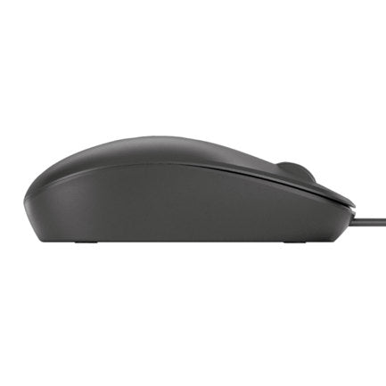 Mouse HP 125 Alámbrico USB Negro Sensor Óptico 1200 DPI 3 Botones Cable 1.8 m Compatible Con Windows