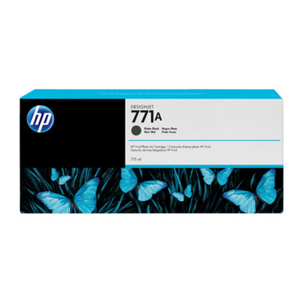 Tinta HP LF Negro Mate DesignJet 771A