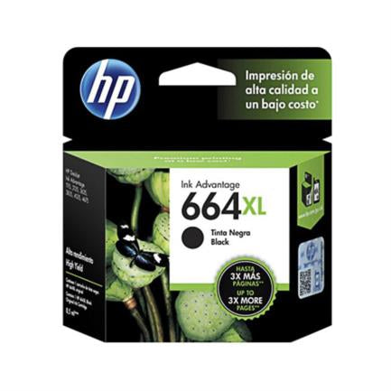 HP 664XL NEGRO