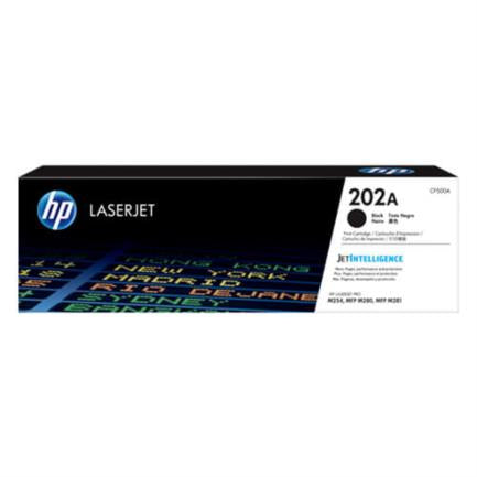 Tóner HP LaserJet 202A Color Negro