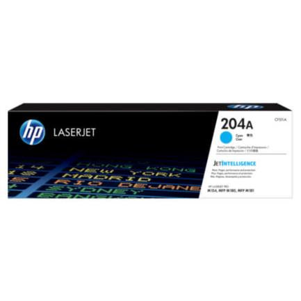 Toner HP LaserJet 204A Cian