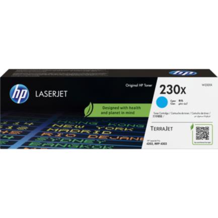 Tóner HP LaserJet 230X Color Cian