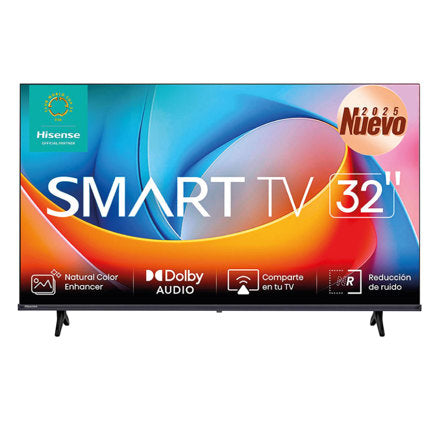 Televisor Hisense 32 pulgadas A4KV Smart TV HD Resolución 1366x768 WiFi/HDMI/USB Full Array