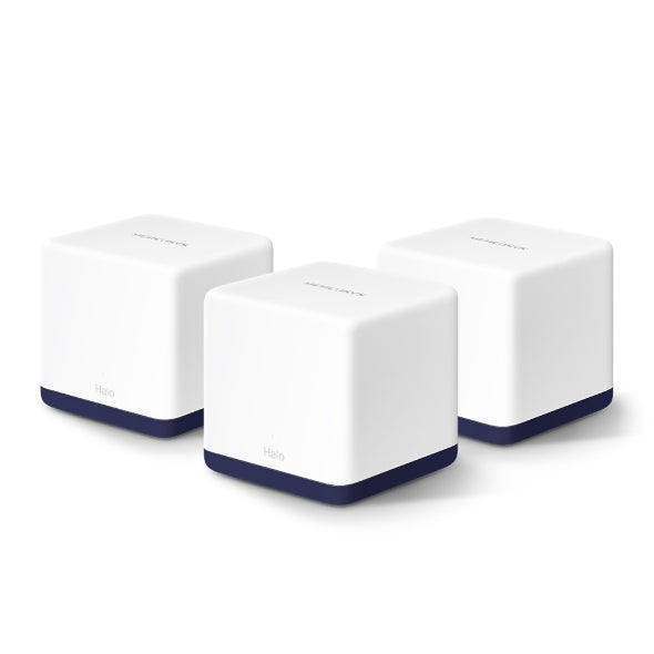 Mercusys Halo H50G Router inalámbrico - Banda dual - 2.40GHz Banda ISM - 5GHz Banda UNII - 243.20MB/s Velocidad Inalámbrica - 3 x Puerto de red