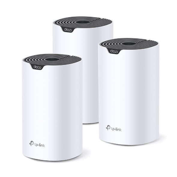 TP-Link Deco S7 Wi-Fi 5 IEEE 802.11a/b/g/n/ac Router inalámbrico - Banda dual - 2.40GHz Banda ISM - 5GHz Banda UNII - 3 x Antena(3 x Interno) - 237.50MB/s Velocidad Inalámbrica - 3 x Puerto de red - Gigabit Ethernet