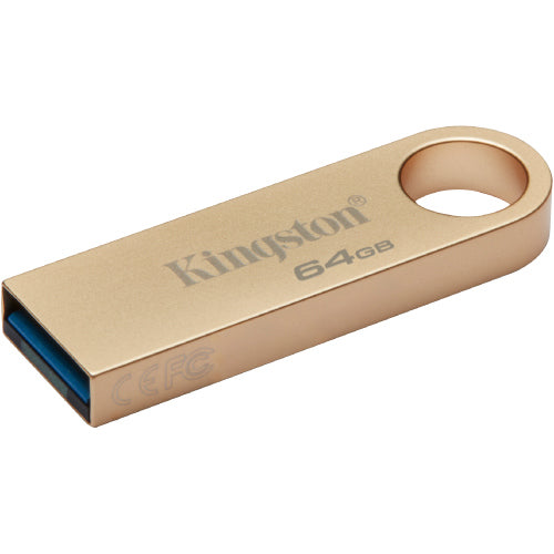 Memoria USB Kingston DataTraveler SE9 G3 64GB USB 3 2 Lectura 220MB/s Dorado