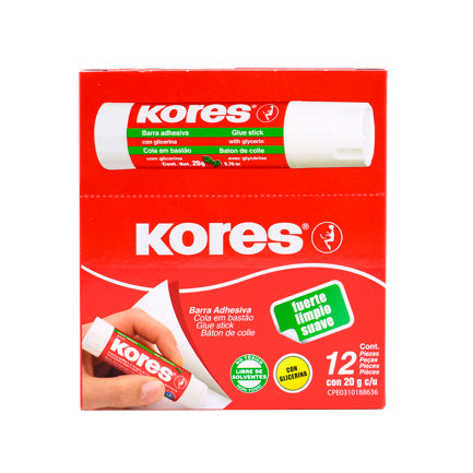 Lapiz adhesivo Kores 20 GR C/12