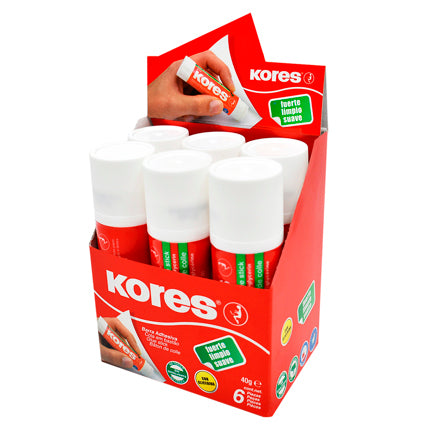 Lapiz adhesivo Kores 40 GR C/6