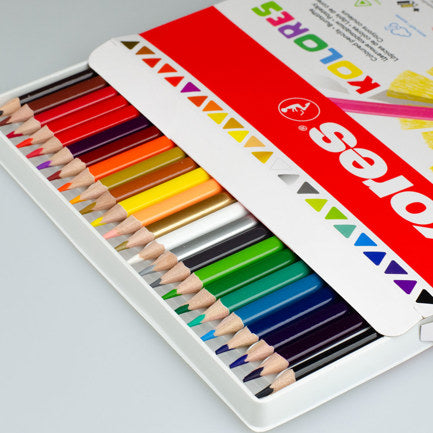 COLORES TRIANGULARES KORES 3MM ESTUCHE C/24