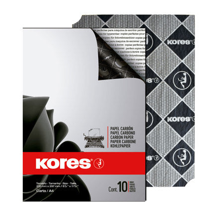 Papel Carbon Kores Typo A4 C/100 Hojas