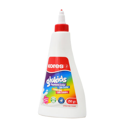 PEGAMENTO LIQUIDO KORES BLANCO GLUKIDS 250GRS