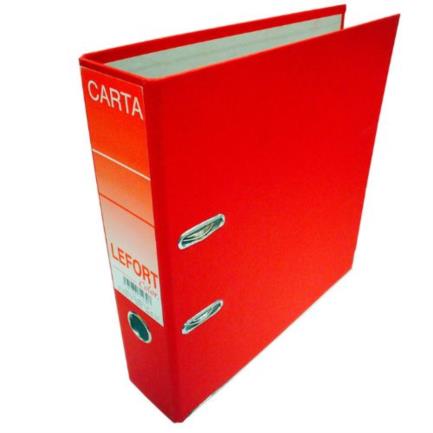 Registrador Lefort 1230 Tamaño Carta Color Rojo