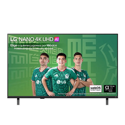Televisión LG 50" NANO 4K UHD AI NU80 Smart TV 2026