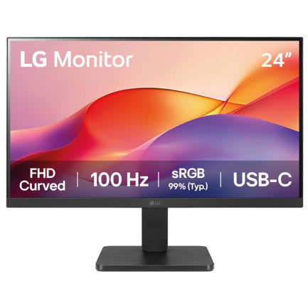 Monitor LG 24 pulgadas Curvo 24U421A FHD 100Hz HDMI USD TIPO C