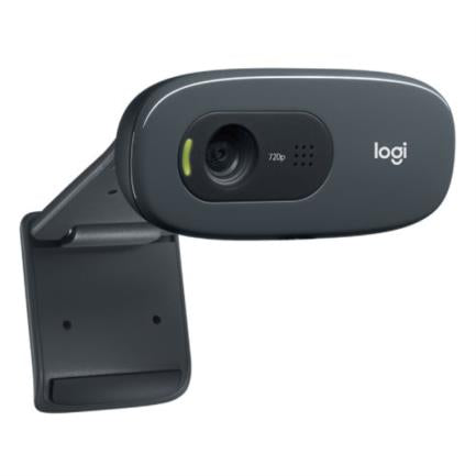 Cámara Web Logitech C270 HD 720p Plug-Play Micrófono Integrado Color Negro
