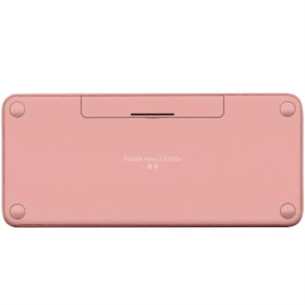 Teclado Bluetooth Logitech Pebble Keys 2 K380S Emparejamiento Multidispositivo Inalámbrico Color Rosa