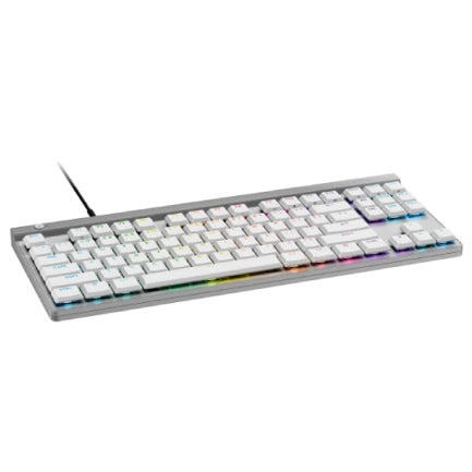 Teclado Logitech G515 TKL Wired Gaming USB Color Blanco