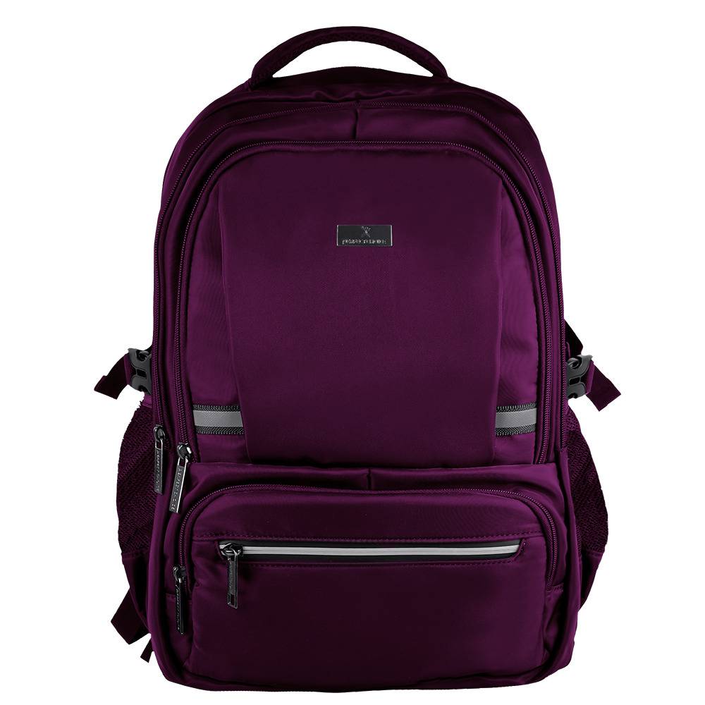 Estuche de transporte Perfect Choice Forter (Mochila) para 39.6cm (15.6") a 43.2cm (17") Portátil - Violeta - Poliéster Cuerpo - Correa de Hombro - 480mm Altura x 330mm Ancho x 210mm Profundidad - 1 Paquete(s)