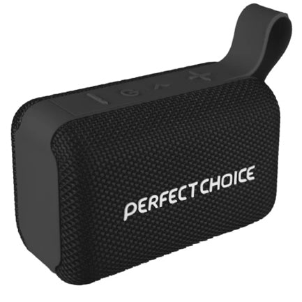 BOCINA PORTATIL PERFECT CHOICE INALAMBRICA SUGARY - NEGRO