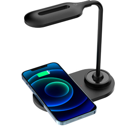 CARGADOR INALAMBRICO PERFECT CHOICE CON LAMPARA LED DAYLIGHT
