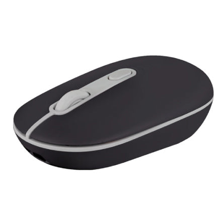 MOUSE RECARGABLE PERFECT CHOICE 2.4GHZ+BT CLIC SILENCIOSO COLORI - NEGRO