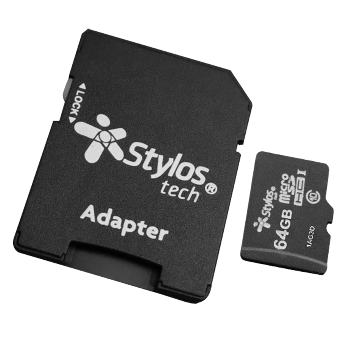 microSDXC Stylos - 64GB - Class 10/UHS-I - 1Año(s) Garantía