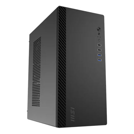 Gabinete MSI PRO SHIELD M100P Torre Media ATX Diseño de Alto Flujo de Aire Negro