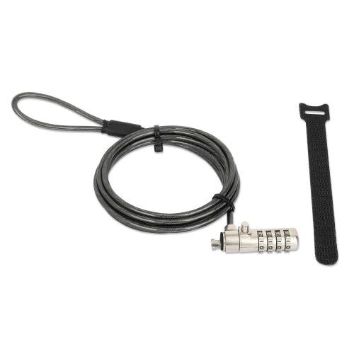 Candado Manhattan Laptop Nano combinacion 1.8mts gris