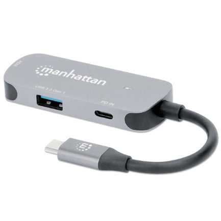 Docking Manhattan USB-C 3 Ptos HDMI/USB-A/USB-C PD
