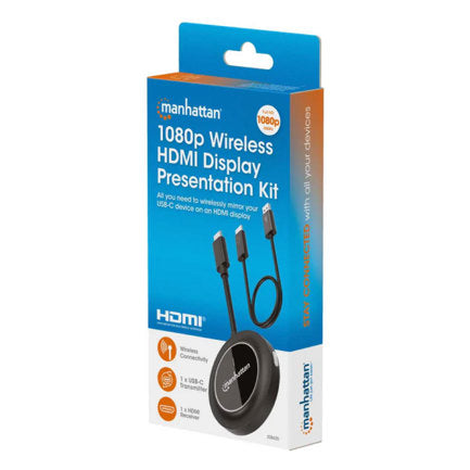 Sistema de Presentacion Inalambrico Manhattan USB-C a HDMI