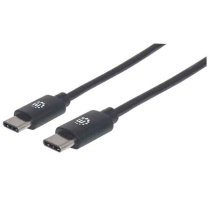 Cable Manhattan USB-C 2.0 Alta Velocidad 3m Color Negro
